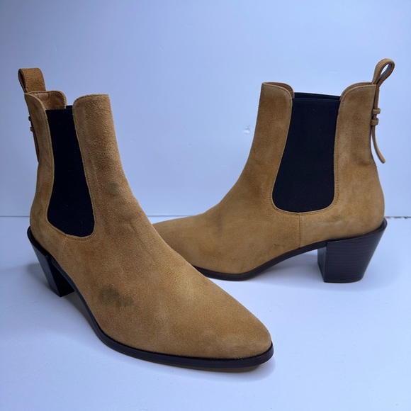 NWOB Frame Le Lexington Suede Chelsea boots - Picture 11 of 12